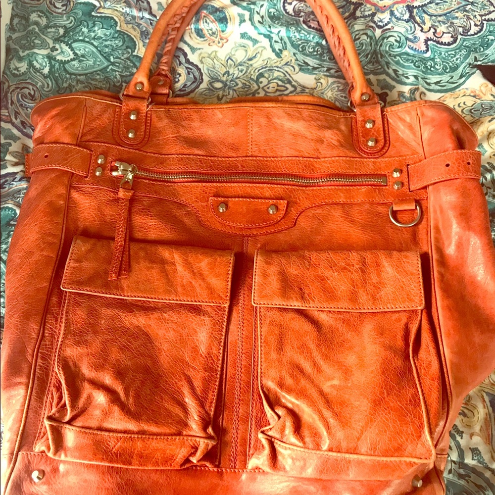Balenciaga Shoulder Bag in Orange
